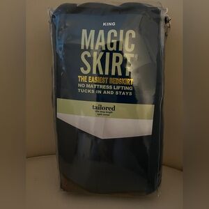 Navy King Size Tailored Bed Skirt